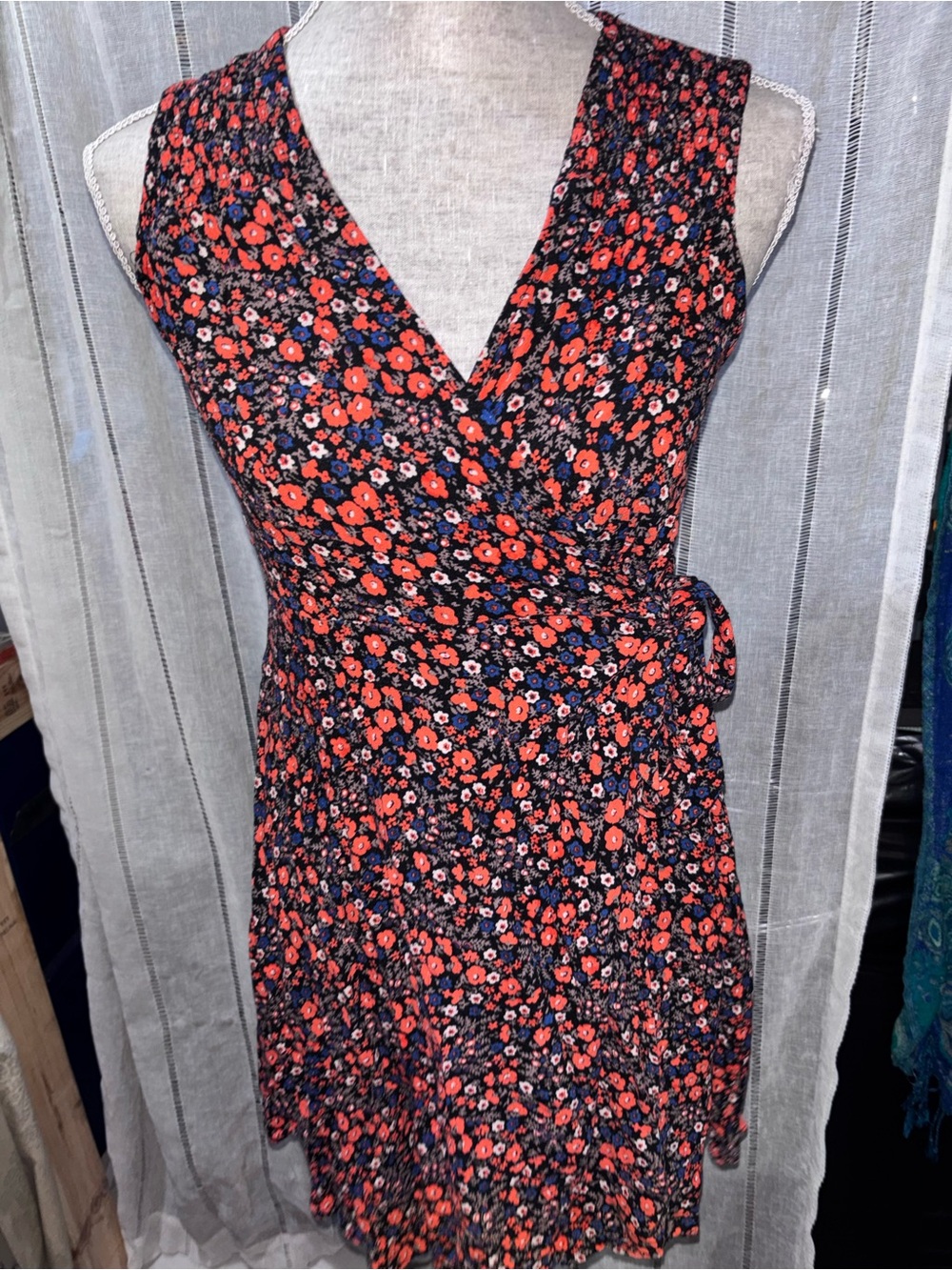 Floral Wrap Dress